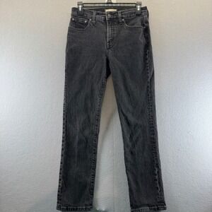 Madewell Mid Rise Perfect Vintage Jean 26 Faded Black Straight Leg‎ Denim Pants